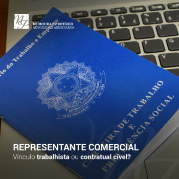 Carteira de trabalho ilustrando o vinculo trabalhista